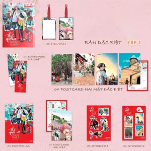 thế giới chúng ta đi - tập 1 - bản đặc biệt - tặng kèm 1 bookmark + 1 postcard ivory bồi đôi + 2 sticker + 4 postcard bản đặc biệt + 1 poster a3 + 1 tag vali